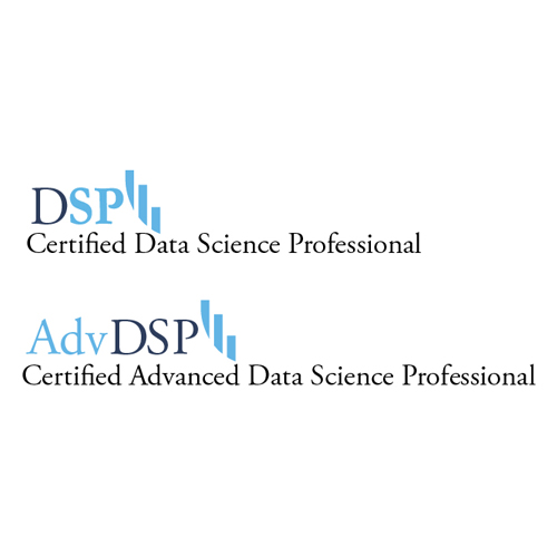 Certified and Certified Advanced Data Science Professional Logos