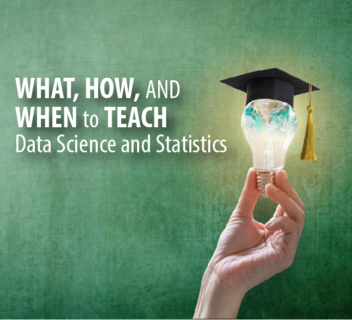 The Journal of Statistics and Data Science Education offers teaching tips for all grade levels.