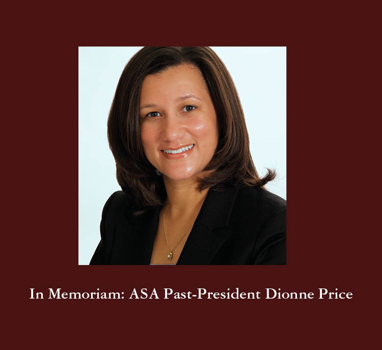 In Memoriam: ASA Past-President Dionne Price