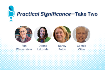 Nancy Potok and Connie Citro chat about the state of federal statistics.