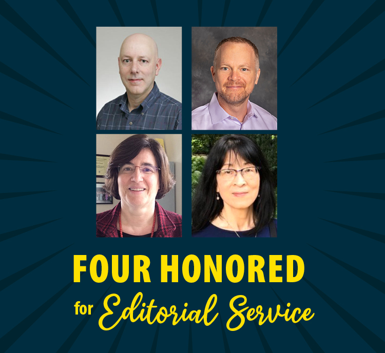 Four Honored for Editorial Service